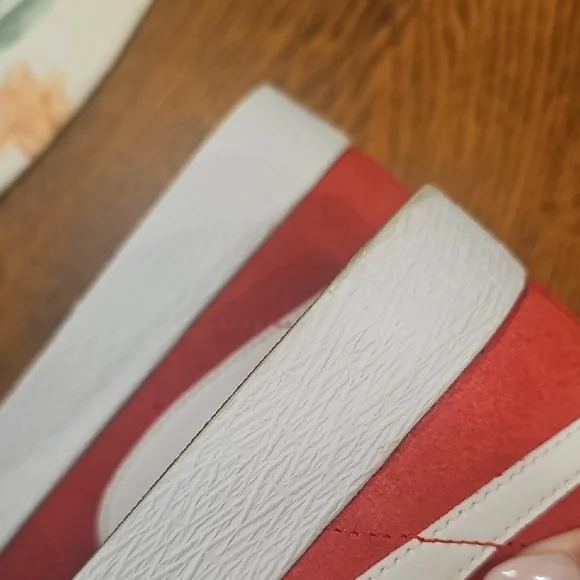 Nike SB Zoom Blaze University Red and White Mid Suede Sneakers - Picture 4 of 7